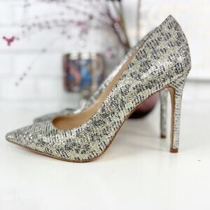 Vince Camuto Women's Norida Shimmer Glam Heels Size 10